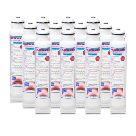 American Filter Co Kenmore EFF-6012A Comparable Refrigerator Water Filters (made by Model number AFCAFC-RF-K1), 12PK EFF-6012A-AFC-RF-K1-12-97239